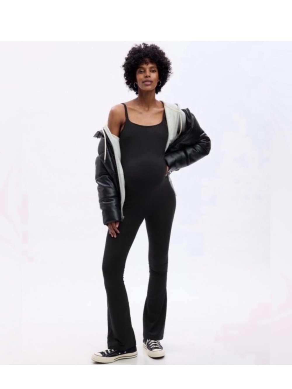 GAP Black Maternity Jumpsuit - Flare Leg